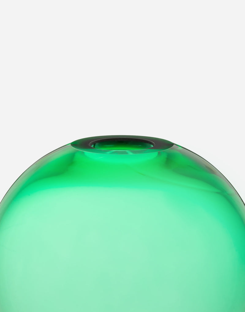 Green Transparent Vase