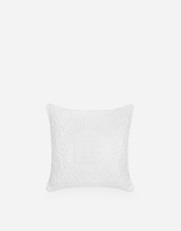 Crosswise White Outdoor Cushion