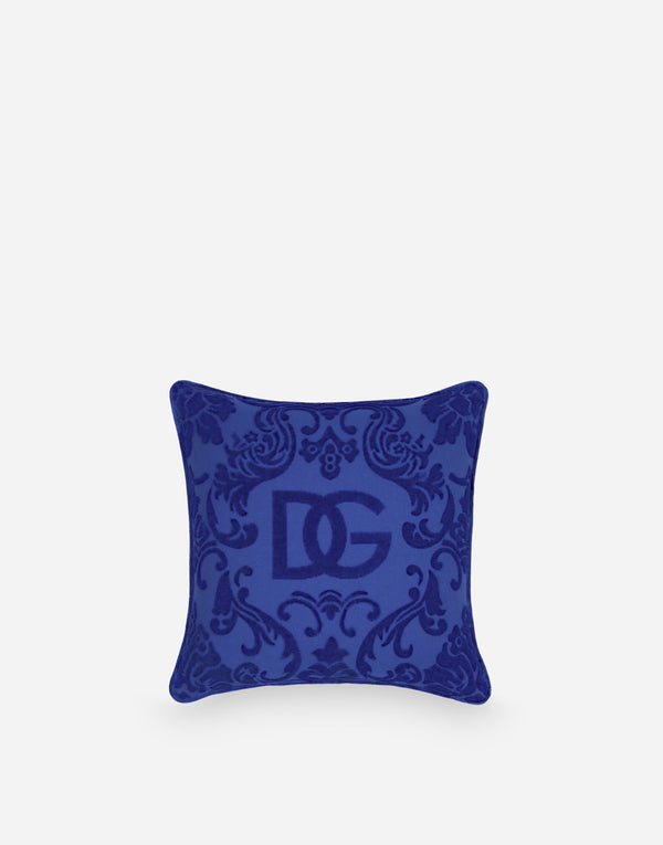Crosswise Blue Outdoor Cushion