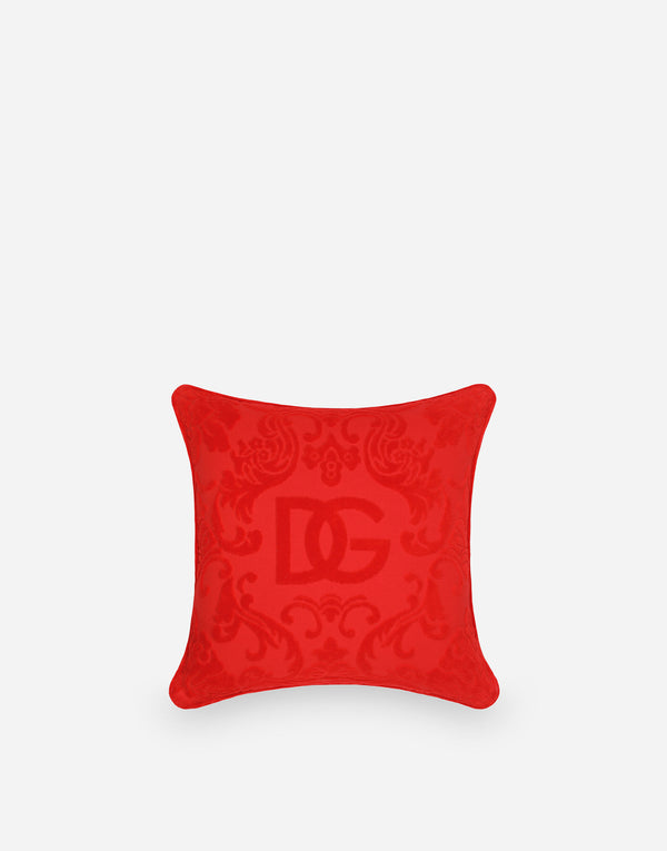 Crosswise Red Outdoor Cushion
