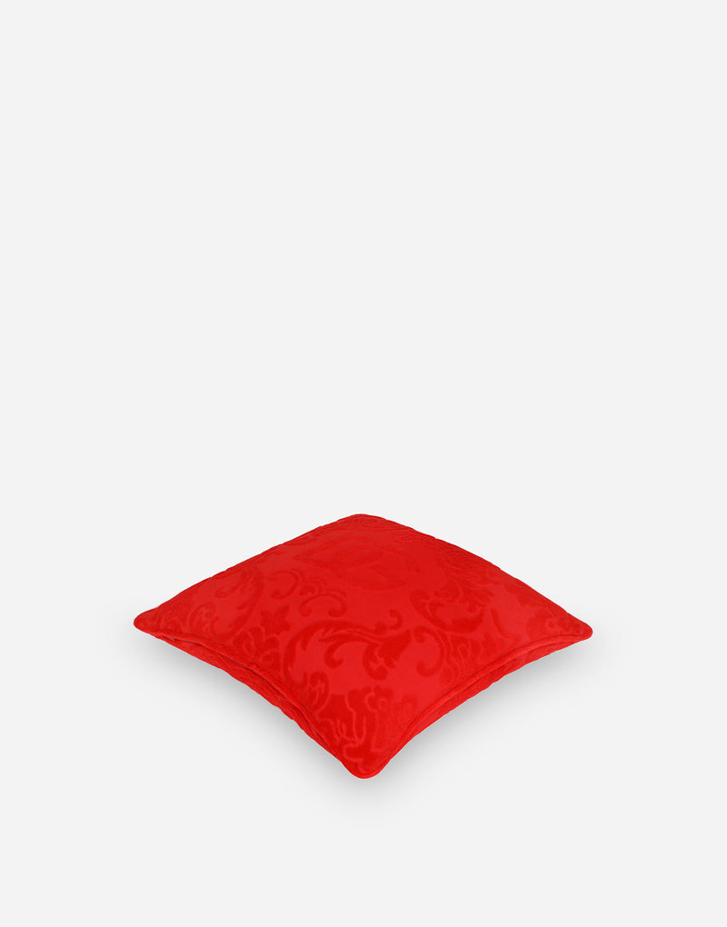 Crosswise Red Outdoor Cushion