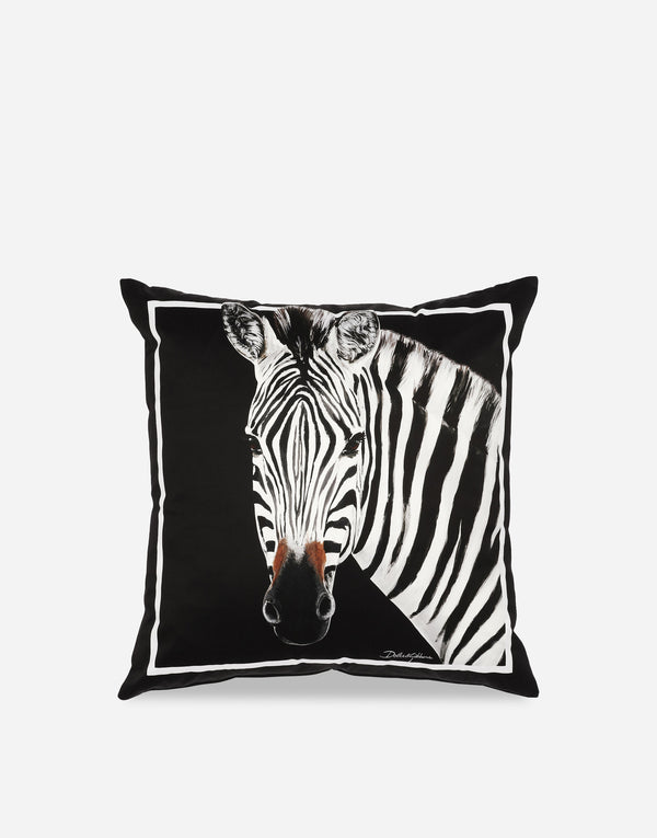 Medium Duchesse Cotton Zebra Cushion