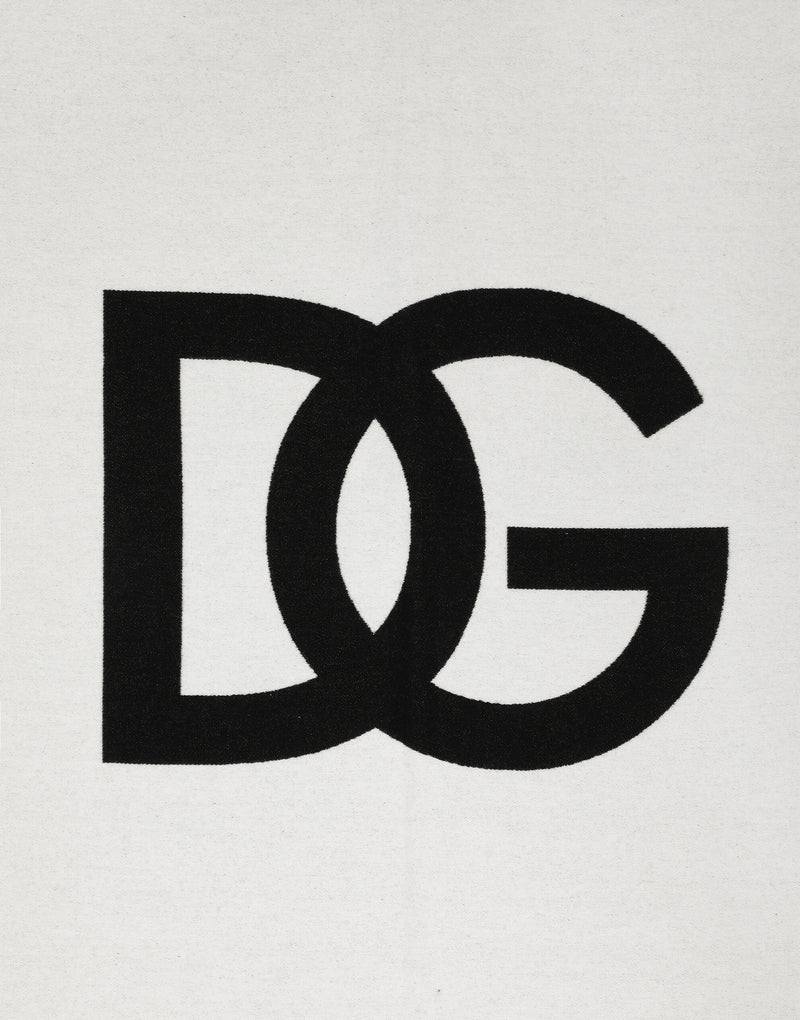 Jacquard Cotton DG Logo Blanket