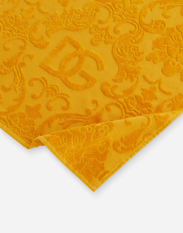 Crosswise Jacquard Yellow 5 Piece Towel Set