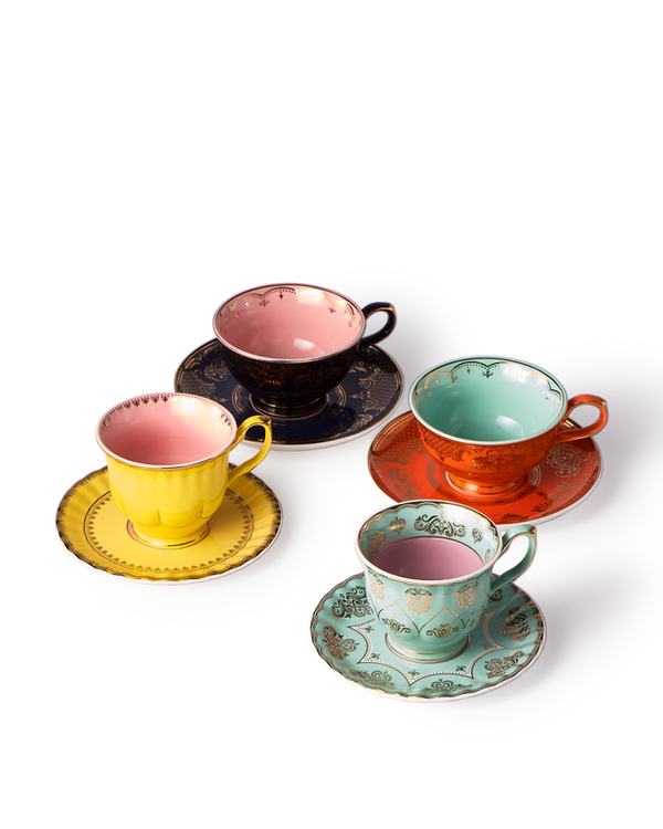 Grandpa Teacups Multi-colour