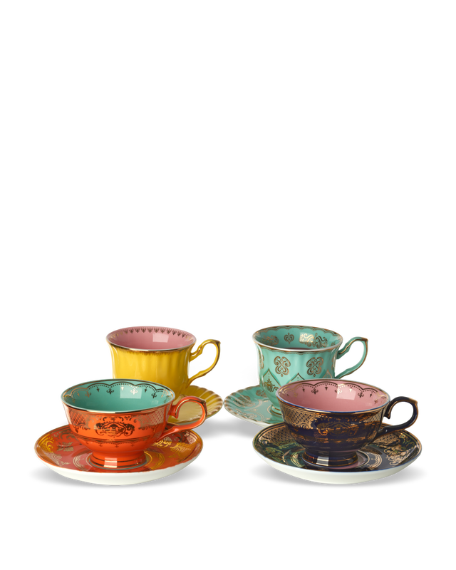 Grandpa Teacups Multi-colour