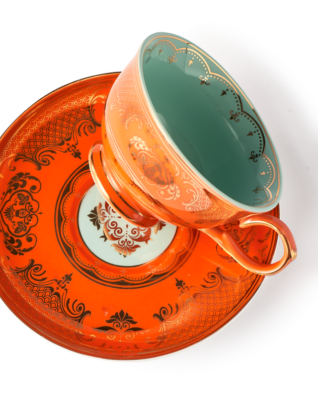 Grandpa Teacups Multi-colour