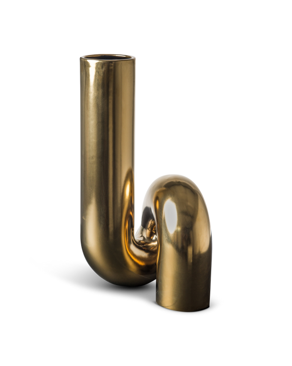 Vase Yourtube Gold