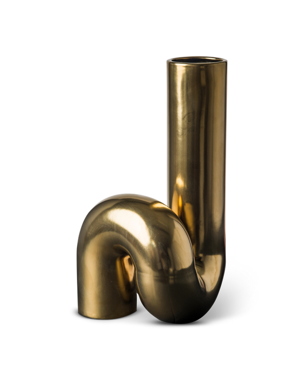 Vase Yourtube Gold