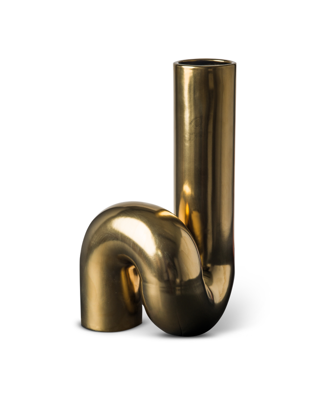 Vase Yourtube Gold