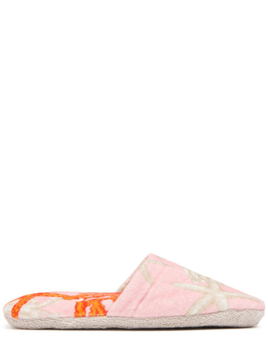 BATH SLIPPERS BAROCCO DE LA MER M DUSTY