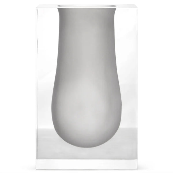 BEL AIR MEGA SCOOP VASE WHITE