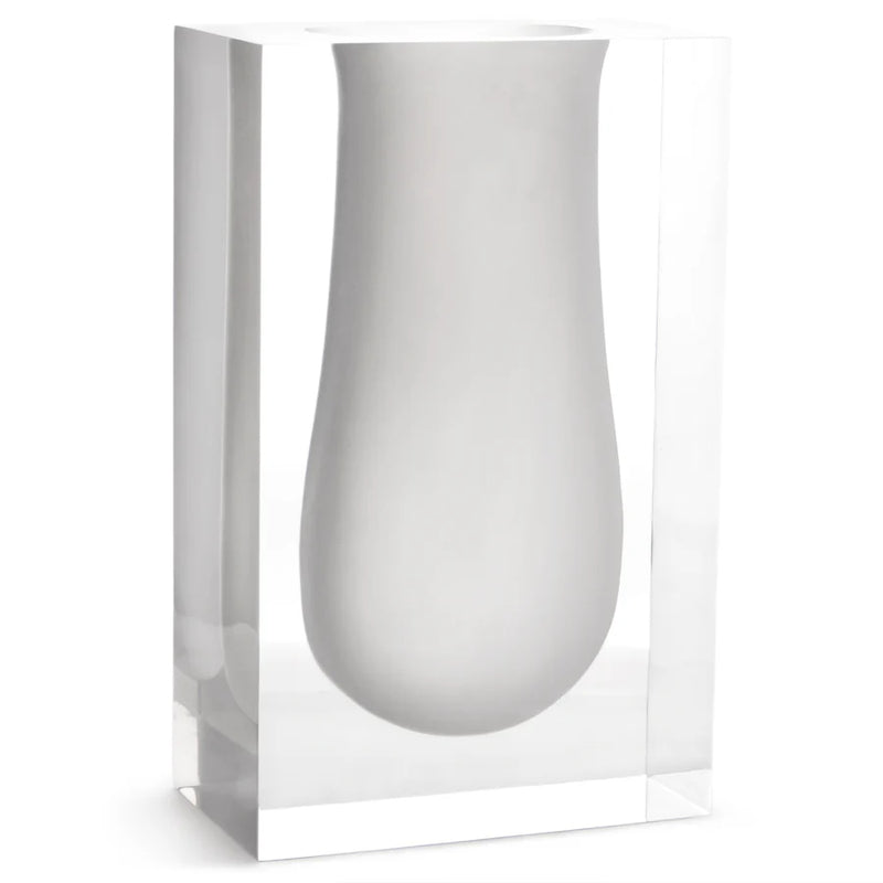 BEL AIR MEGA SCOOP VASE WHITE