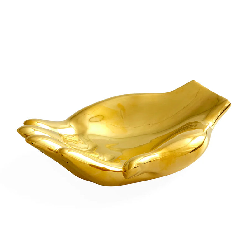 BRASS HAND BOWL POLISHED BRASS