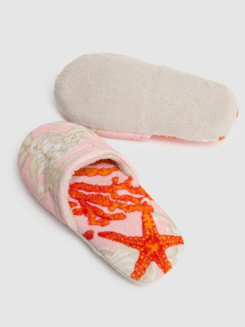 BATH SLIPPERS BAROCCO DE LA MER M DUSTY