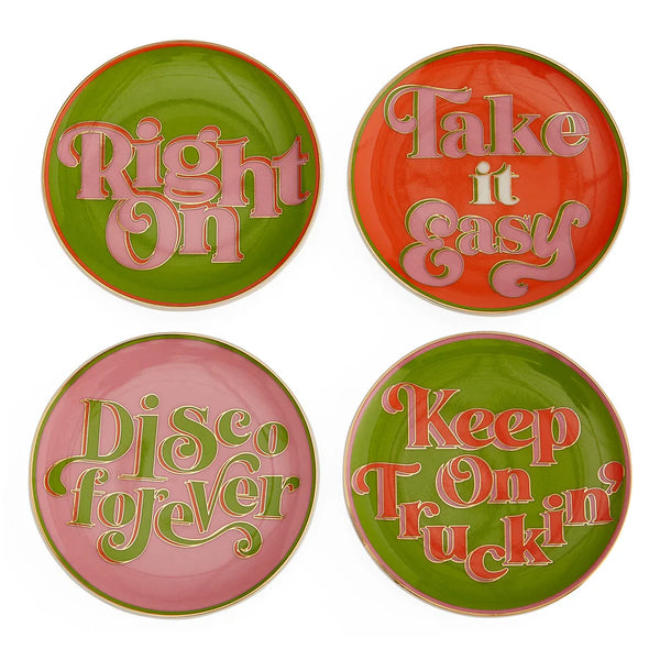 DEEP THOUGHTS COASTER SET - SET OF 4