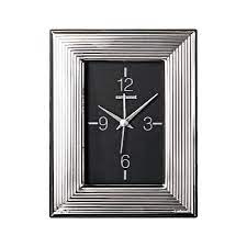 Clock More Silver Luxury 9X13cm