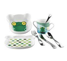 Baby Set 7 Pcs Froggy With Flatware Baby Porcelain