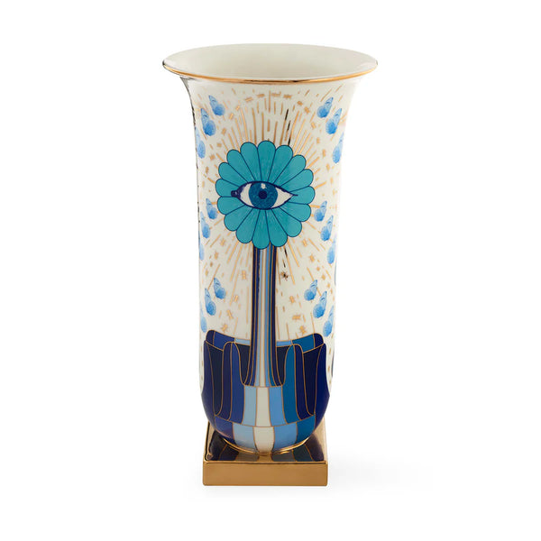 DRUGGIST FLARED TALL VASE