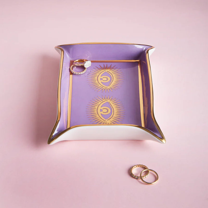 EYES VALET TRAY PURPLE