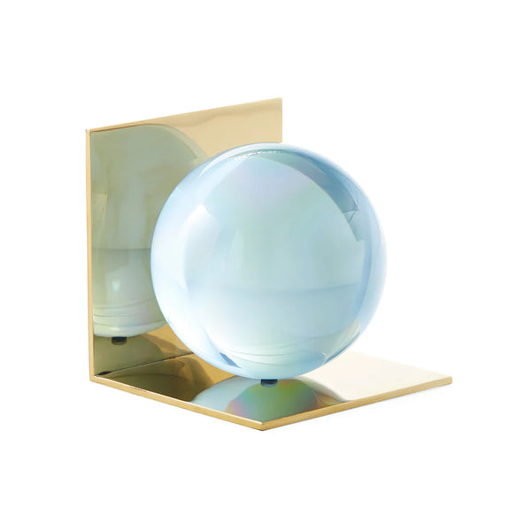 GLOBO BOOKEND SET BLUE