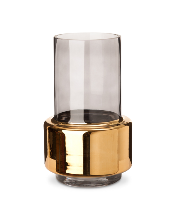 Smoked Gold Lobby Vase - S Gold