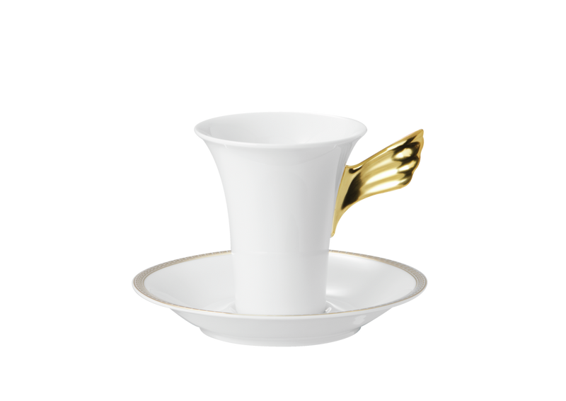 Medaillon Meandre d'Or Cup/Saucer 4 Tall