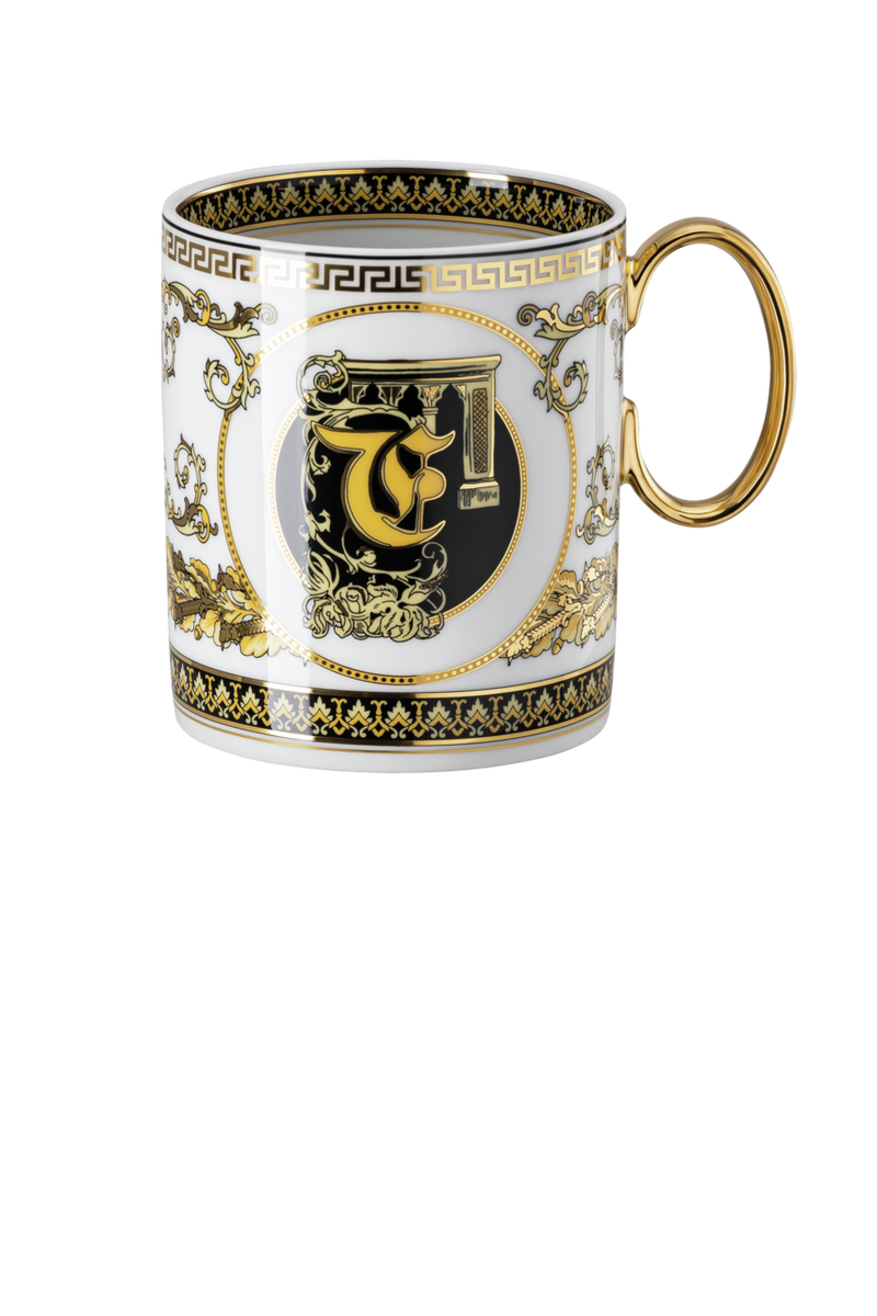 Virtus Alphabet F Mug with Handle