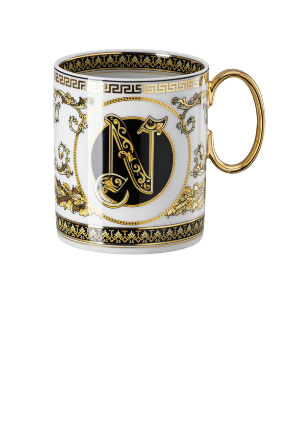 Virtus Alphabet N Mug with handle