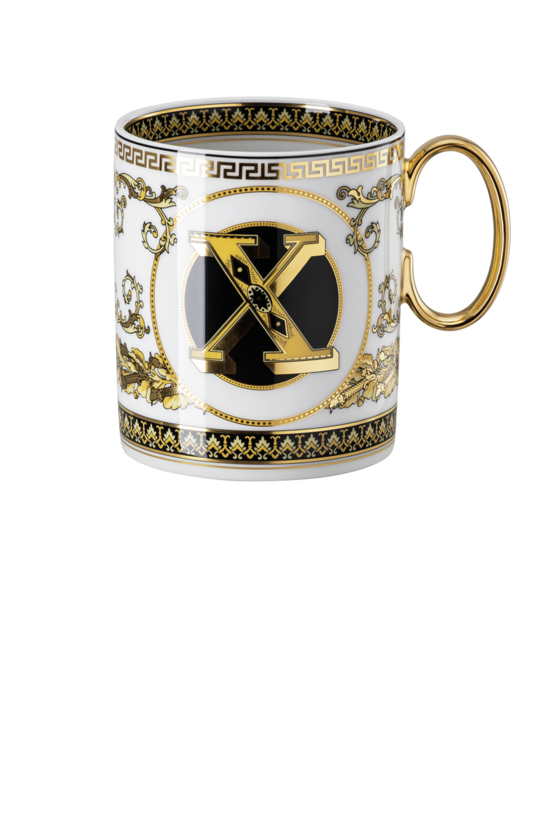 Virtus Alphabet X Mug with handle