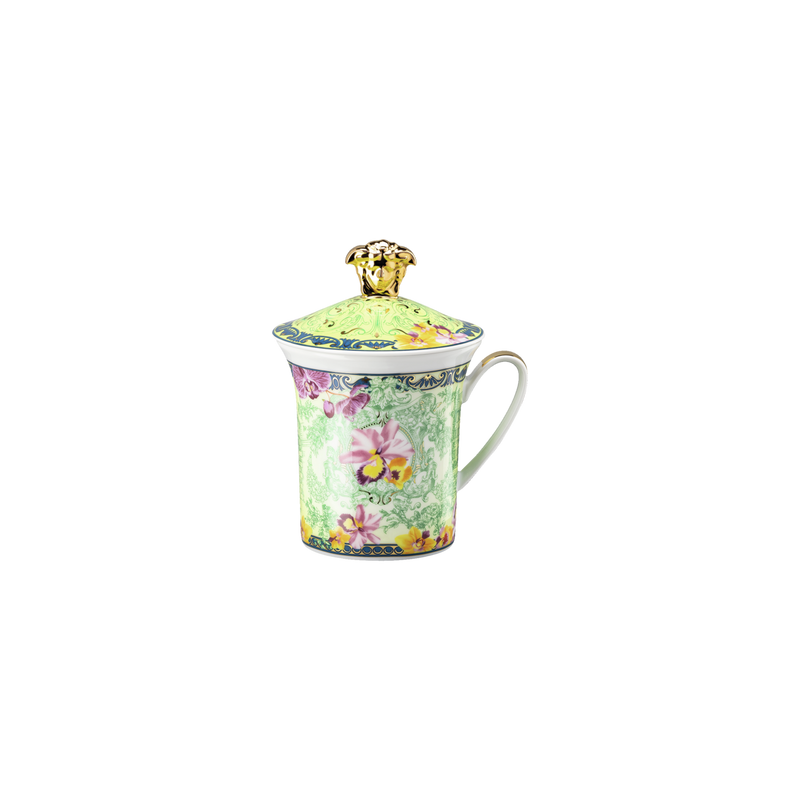 D.V. Floralia Mug with lid