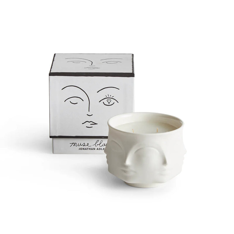 MUSE BLANC CERAMIC CANDLE WHITE