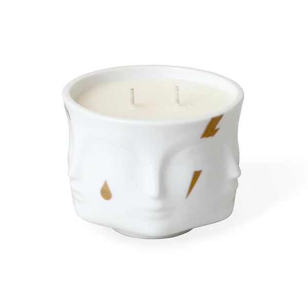 GILDED MUSE CANDLE WHITE/GOLD