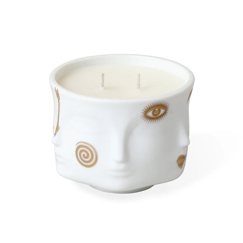 GILDED MUSE CANDLE WHITE/GOLD