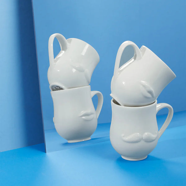 MR. & MRS. MUSE REVERSIBLE MUG WHITE