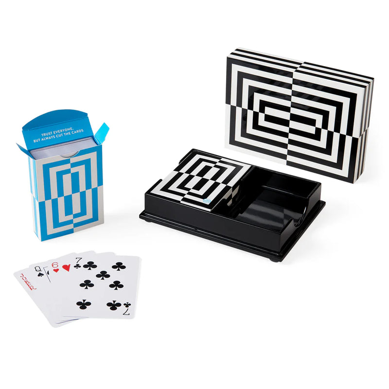 OP ART LACQUER CARD SET - 31668