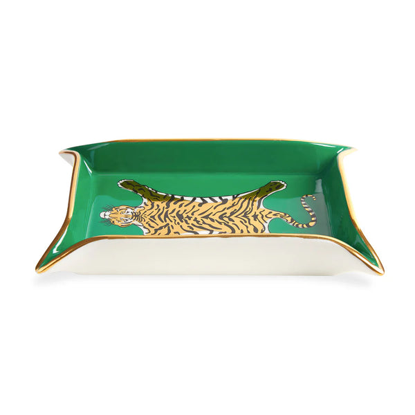 TIGER VALET TRAY GREEN