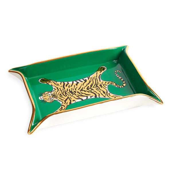 TIGER VALET TRAY GREEN