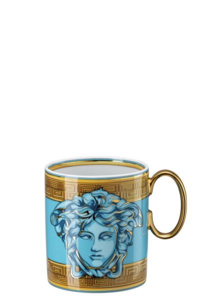 Medusa Amplified - Blue Coin Mug With Handle