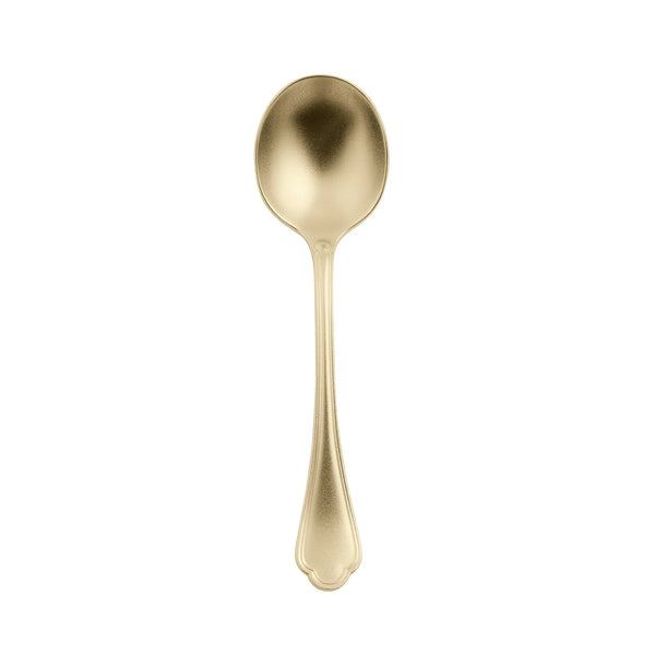 Bouillon Spoon Filet Toiras Pvd Gold