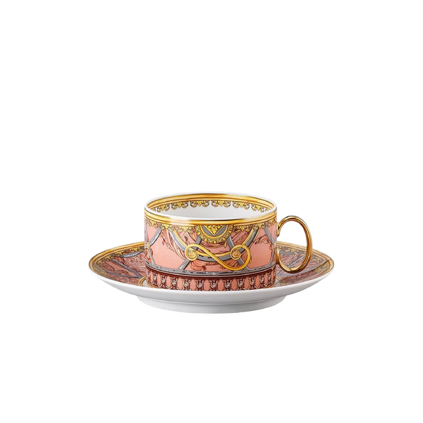 SCALA PALAZZO ROSA CUP & SAUCER LOW