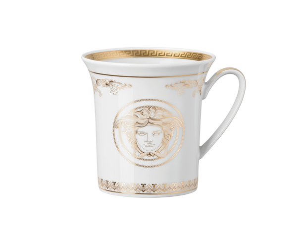 MEDUSA GALA GOLD MUG WITH HANDLE