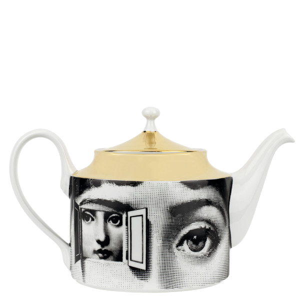 Teapot Tema e Variazioni black/white/gold