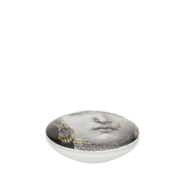 Round box Tema e Variazioni n°228 black/white/gold
