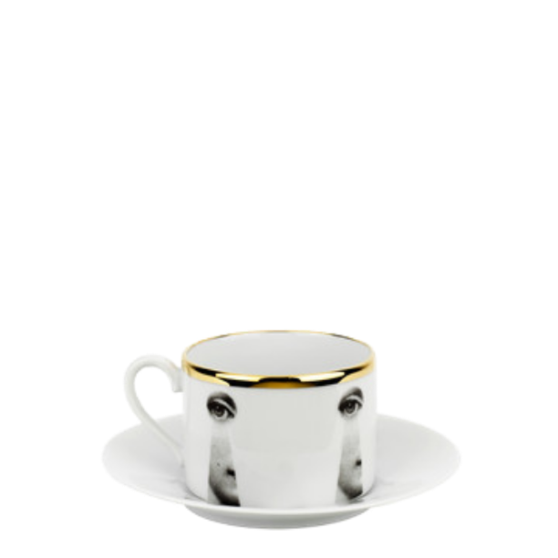 Tea cup Tema e Variazioni 2005 Serratura black/white/gold